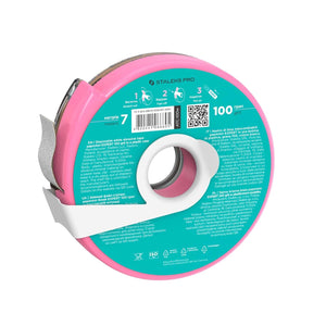 Disposable white abrasive tape papmAm EXPERT 100 grit in a plastic case