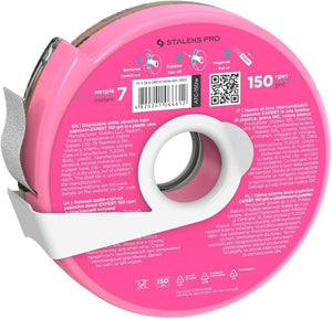Disposable white abrasive tape papmAm EXPERT 150 grit in a plastic case